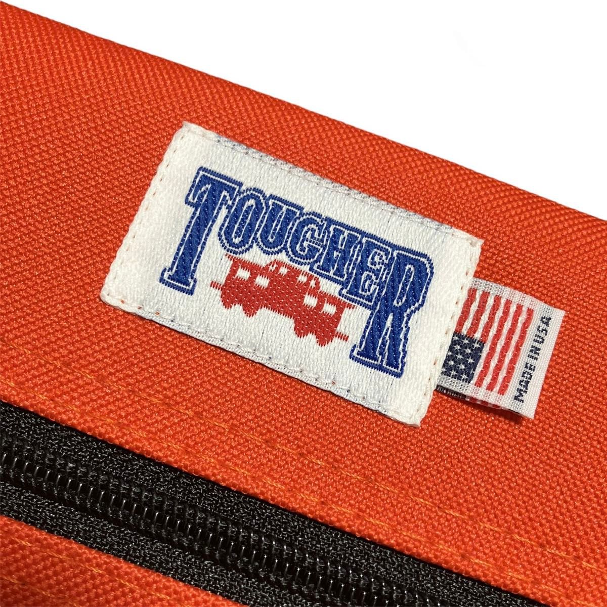 新品♪ TOUGHER CHICO アメリカ製 ショルダーバッグ　斜め掛けOK  ダック生地　タファー　USA  ボディーバッグ　