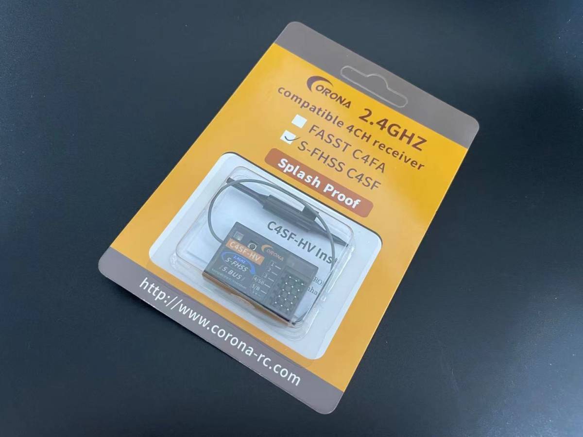 No.103 * new goods * CORONA C4SF-HV receiver 4 piece set 2.4G Futaba Futaba S-FHSS interchangeable [3PV 4PL 3PV 4PV 4PM 4PX 7PX correspondence ] @E