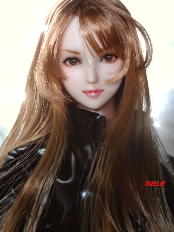 ●RUELIE●1/6カスタムドールヘッド●MR-S『フェイズ ver.2』クールガール オビツ01ヘッド_画像3