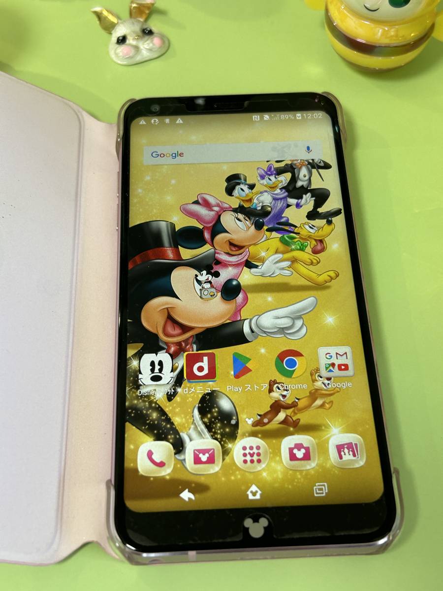 中古品！！！！　ディズニーモバイル　Disney Mobile DM-01K[32GB] docomo ピンク　　よく読んで入札よろよろね！！！！