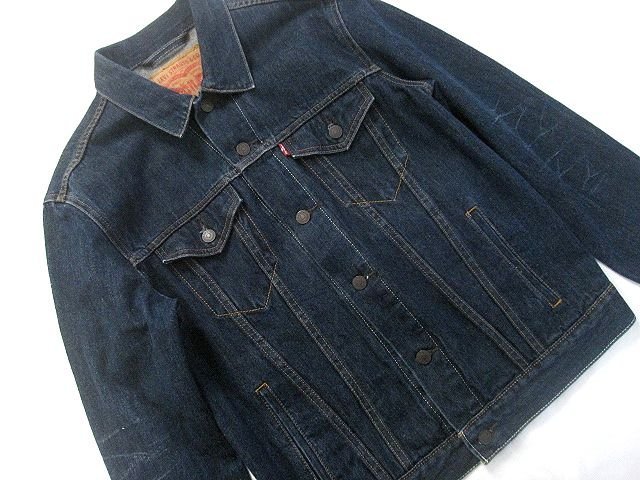 99年製リーバイスデニムトラッカージャケット70505-0201濃紺M ジージャンLEVI'S/LEVIS_画像1