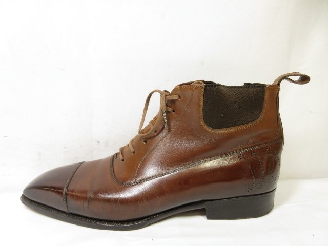 HHbi spoke [ Pierre koruteCORTHAY] cap tu middle cut boots gentleman shoes ( men's ) size24 corresponding brown group #18MZA4366#