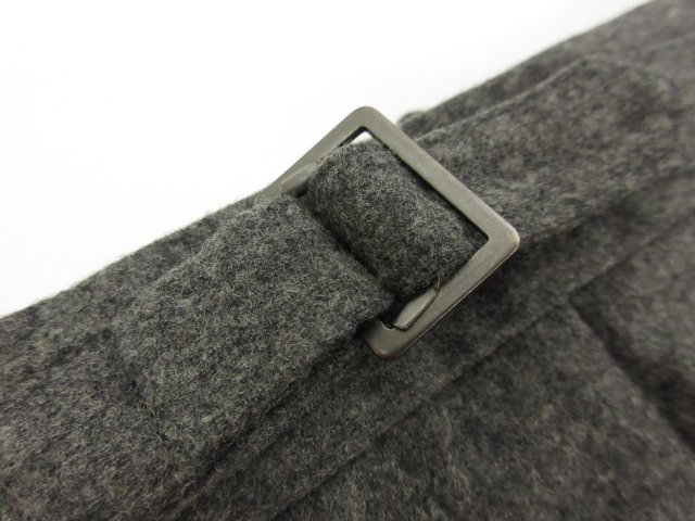  unused goods [ Dunhill dunhill] MAYFAIR FIT flannel 3 button 3 piece suit ( men's ) 8-50C medium gray plain made in Italy #27HR3286