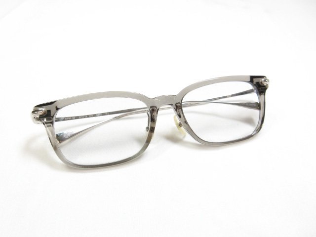 HH【フォーナインズ 999.9】 Titanium 度入り メガネ 眼鏡 サングラス (メンズ) 52□18 139 グレー系×シルバー系 NPM-80 ■7ME6271■