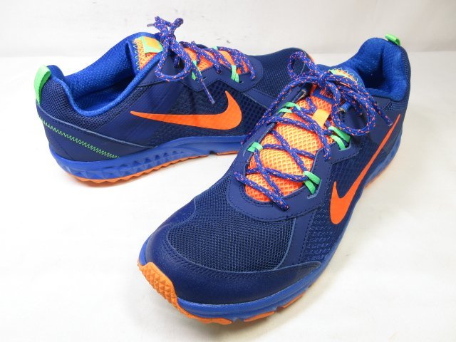 未使用品 【ナイキ NIKE】 642833-403 WILD TRAILランニング スニーカー 紳士靴 (メンズ) size29.5 ブルー系 ■18MZA4509■の画像1