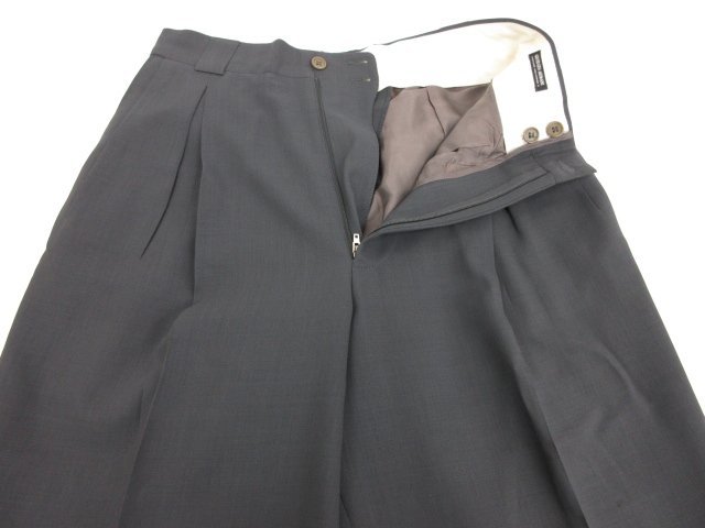 美品 【ジョルジオアルマーニ GIORGIO ARMANI】 ウール シングル2ボタン スーツ (メンズ) size36REG グレー系 織柄 伊製 ●28RMS6589●_画像5