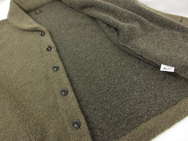 HH 極美品【Django Atour ジャンゴアトゥール】DT-59 classic farmers woolpile jacket (メンズ) sizeL カーキブラウン系 ■17MB3293■_画像6