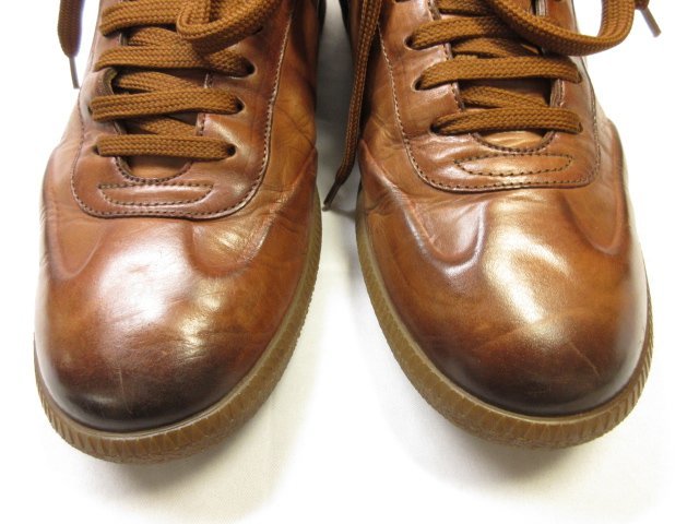 美品 【Officine Creative オフィチーネ クリエイティブ】 レザー ローカットスニーカー 靴 (メンズ) size40 ブラウン系 ■18MZA4583■_画像3