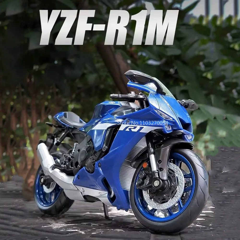 価格調整 3色 バイク ミニカー 合金 おもちゃ 1/12スケール ヤマハ YZF-R1M ミニチュア オートバイ ヤマハ レーシングバイク YAMAHA G60_画像1