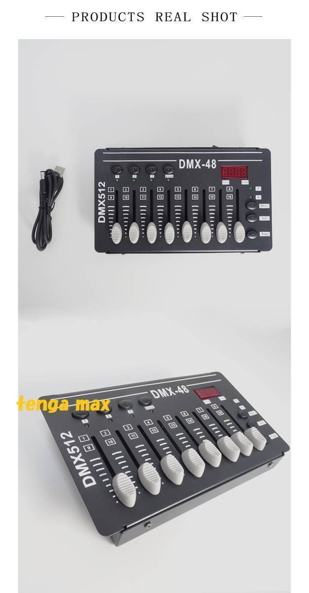 DJ device # DMX48 stage light LED Mini DMX controller # LED DJ light console disco lighting effect console C12