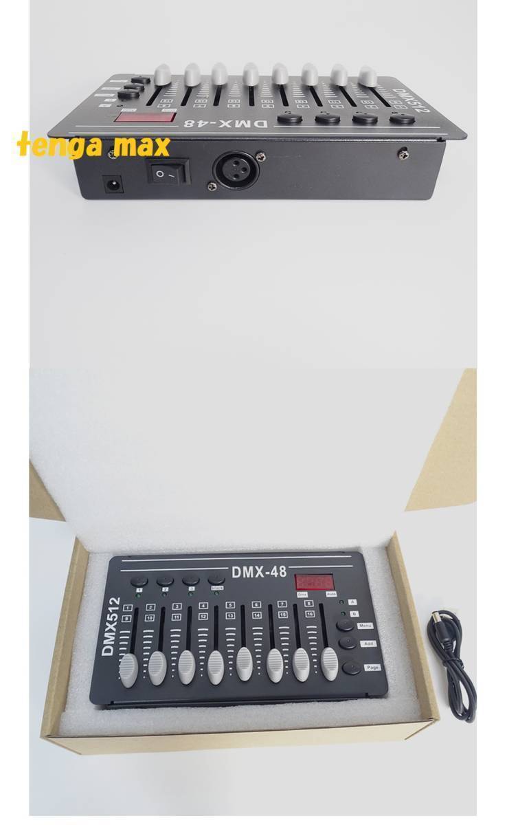 DJ device # DMX48 stage light LED Mini DMX controller # LED DJ light console disco lighting effect console C12