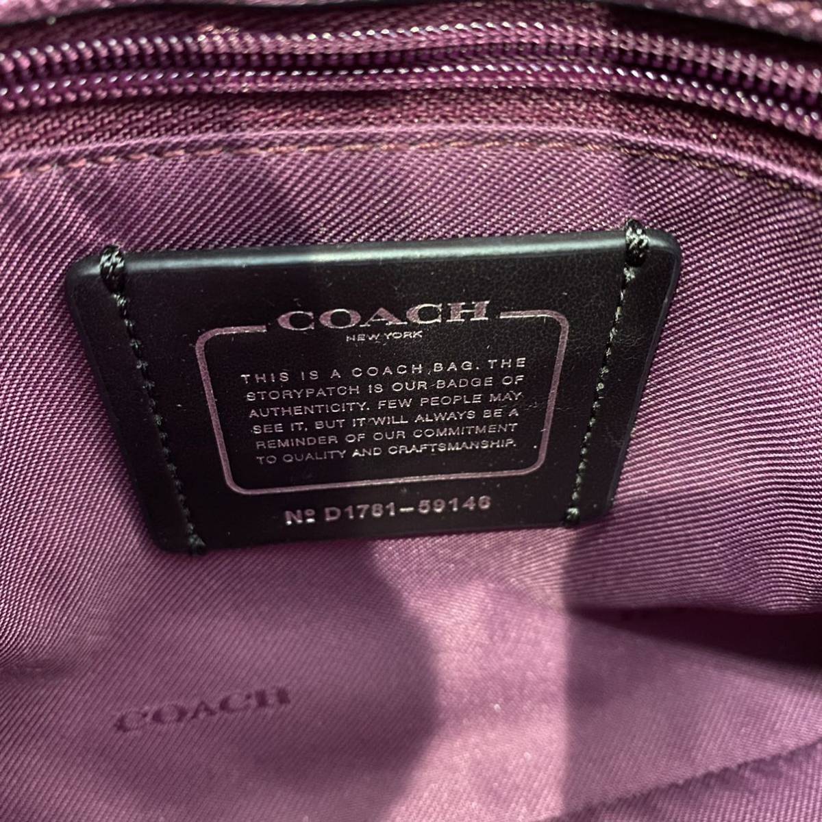 1円 ■ 未使用品 ■コーチ COACH ハンドバッグ トートバッグ ショルダーバッグ ボディバッグ 手提げ レザー レディース 2way _画像8