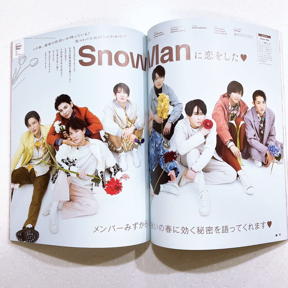 Ray(レイ) 2022年 05 月号 増刊 特別版【表紙:Snow Man】_画像2