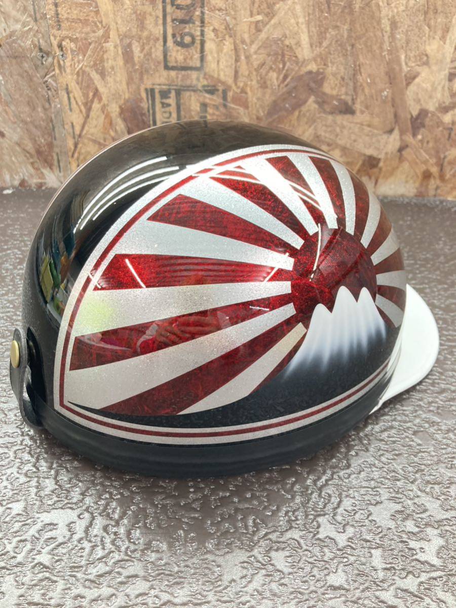 新品 送料無料 カスタムコルク半 富士日章 赤ラメラップ塗装 新品 送料無料 カスタムコルク半 黒 赤ラメラップ塗装 シルバー