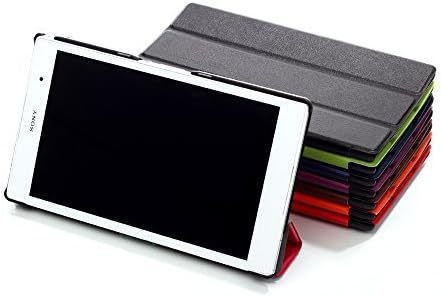 Sony Xperia Z3 Tablet Compact ケース スタンド機能付き 三つ折 スマートカバー 超薄型 内蔵マグネッ_画像4