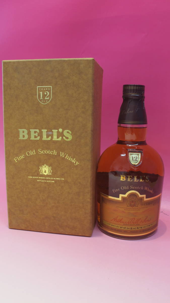 ♪♪未開栓】BELL'S ベルズ スコッチウイスキー 12年 750ml 43% 箱付♪♪_画像1