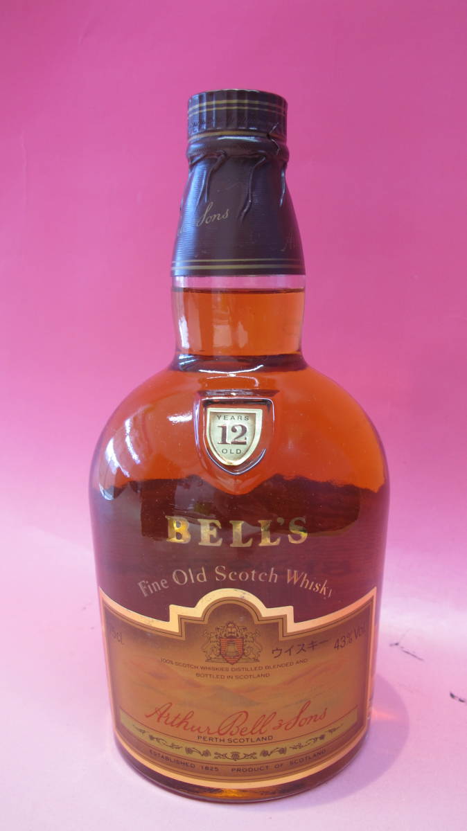 ♪♪未開栓】BELL'S ベルズ スコッチウイスキー 12年 750ml 43% 箱付♪♪_画像2