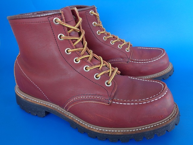 13325■箱付き REDWING 四角犬タグ レッドウィング セッター ブーツ 9E 27 犬タグ 8136 8130 9878 8179 8176 Vibram 編み上げ 赤茶_画像2