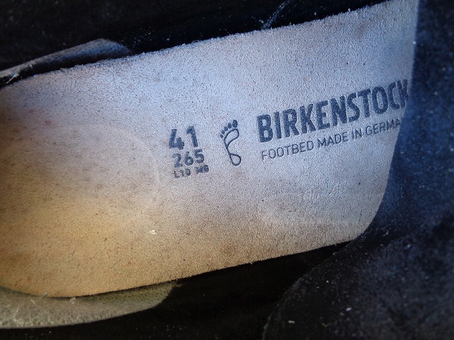 13372■Birkenstock DUNDEE MID HI ビルケンシュトック ダンディ スエード 黒 26.5 41_画像8