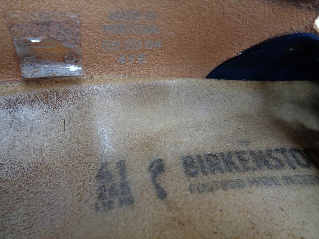 13415■Birkenstock MONTANA FOOTPRINTS ビルケンシュトック モンタナ フットプリンツ 41 26.5 ロンドン 好きに 茶 紺_画像10