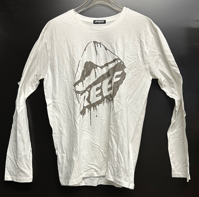 【50％OFF~・新品！！】　REEF 　ロングスリーブ　Tシャツ　DRIPPING　WAX　ホワイト　Lサイズ　　1_画像1