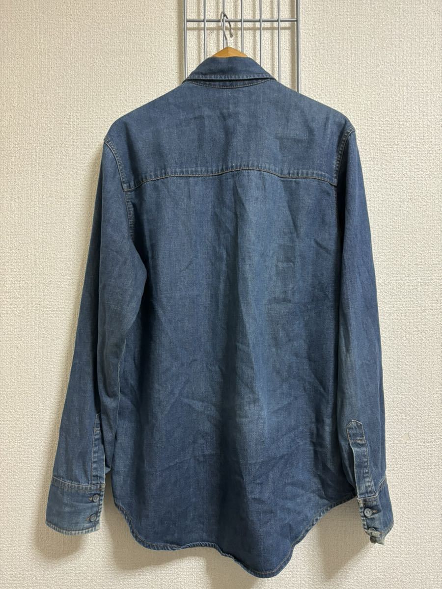 ［Calvin Klein Jeans］カルバンクライン　デニムシャツ　長袖　M Y2301_画像4