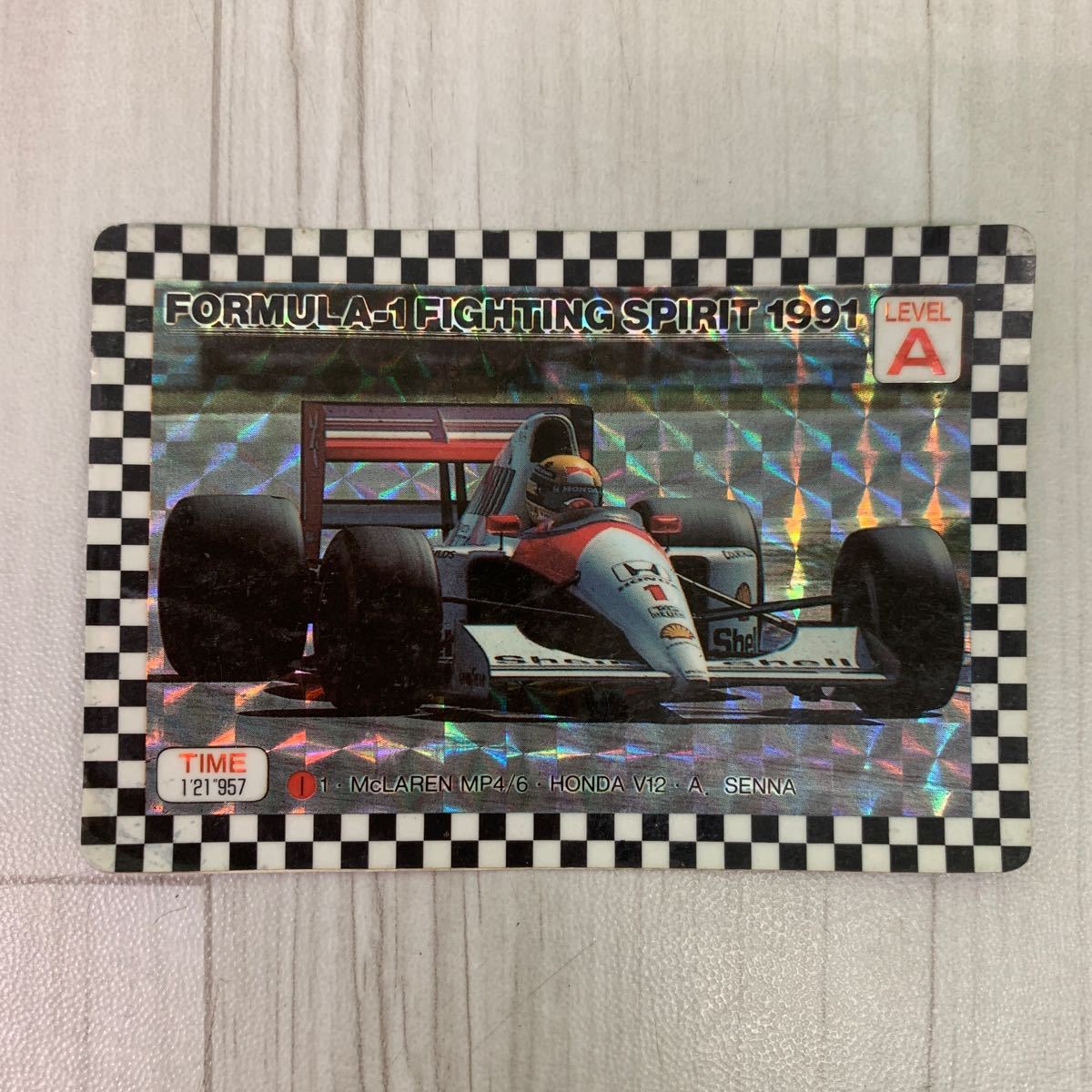 アマダ PPカード　FORMULA-1 FIGHTING SPIRIT 1991 F1カード 35枚　1.アイルトンセナ など_画像2