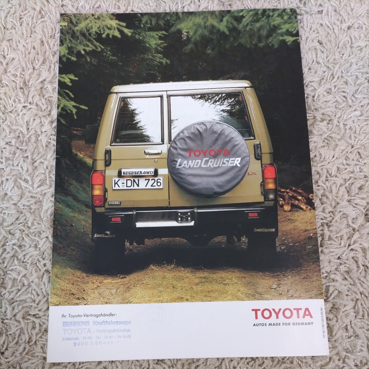  Toyota 60 70 Land Cruiser catalog Germany version 