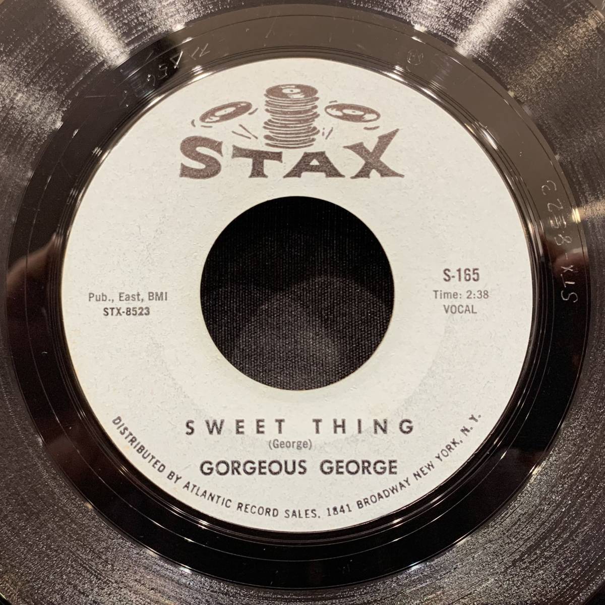 【EP】Gorgeous George - Biggest Fool In Town / Sweet Thing 1965年USオリジナル Stax S-165_画像2