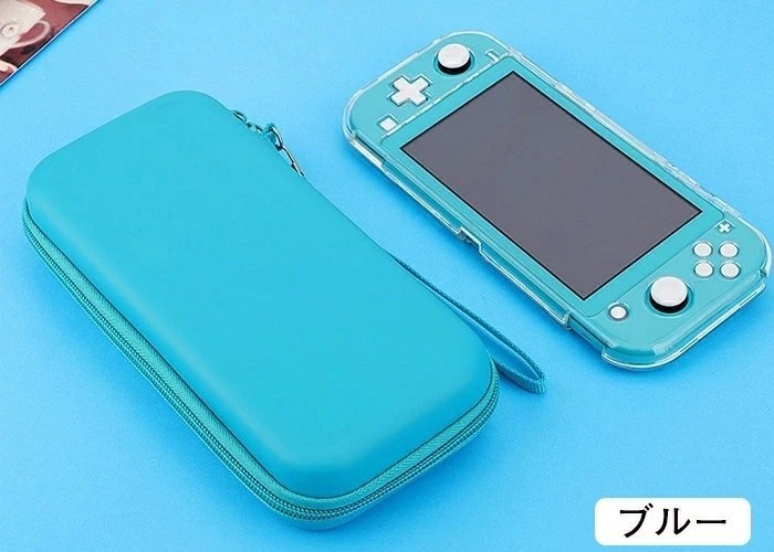 Switch Lite 対応 収納ケース Lite 専用収納バッグ ニンテンドー スイッチケース 保護バッグ EVA素材 耐衝撃 全面保護_画像9