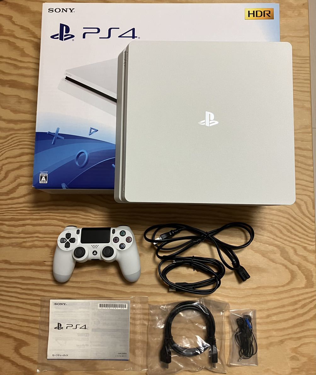 PlayStation4 本体 CUH-2200AB02 グレイシャー・ホワイト【プレイステーション4/500GB】