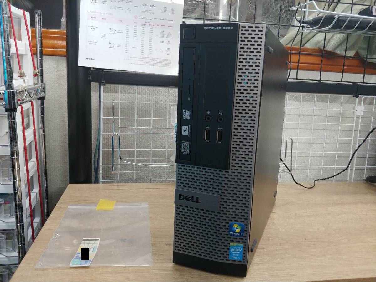 Dell Optiplex 3020 i5 4570 windows10 pro 64bit アップグレードがギリ間に合った個体 少々訳あり ②_画像1