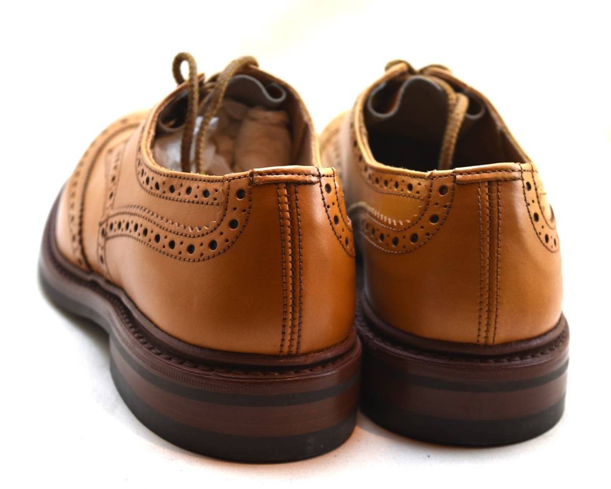 SALE!! トリッカーズ Tricker's　カントリー フルブローグダービー A CORN ANTIQUE　5633/38 UK6.5 25-25.5cm 未使用品　イギリス製_画像4