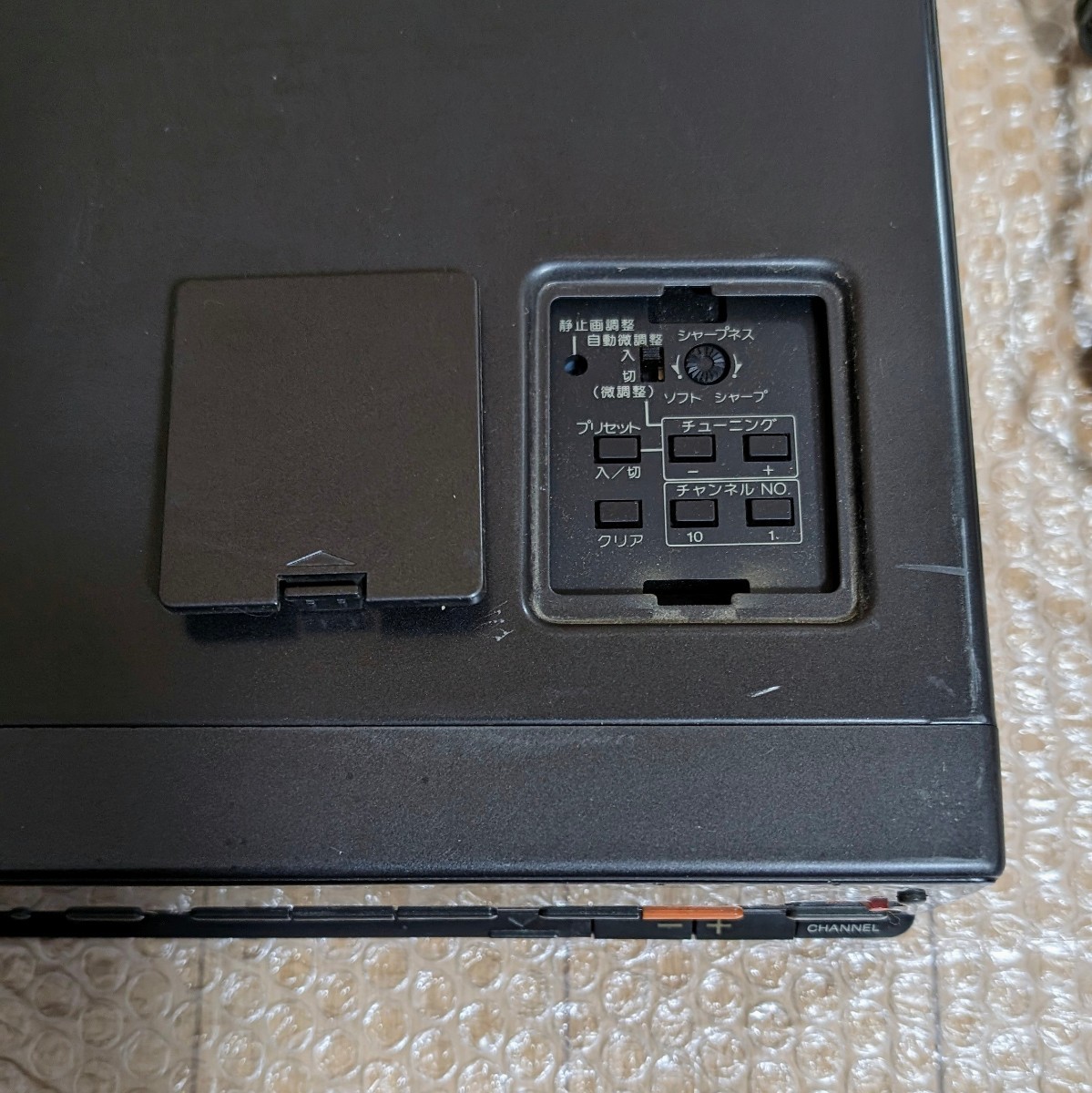 当時物　SONY EV-A300 ソニー　8ミリビデオデッキ　8mmビデオカセットレコーダー　EV-A300　通電のみ確認　動作未確認　現状品_画像7