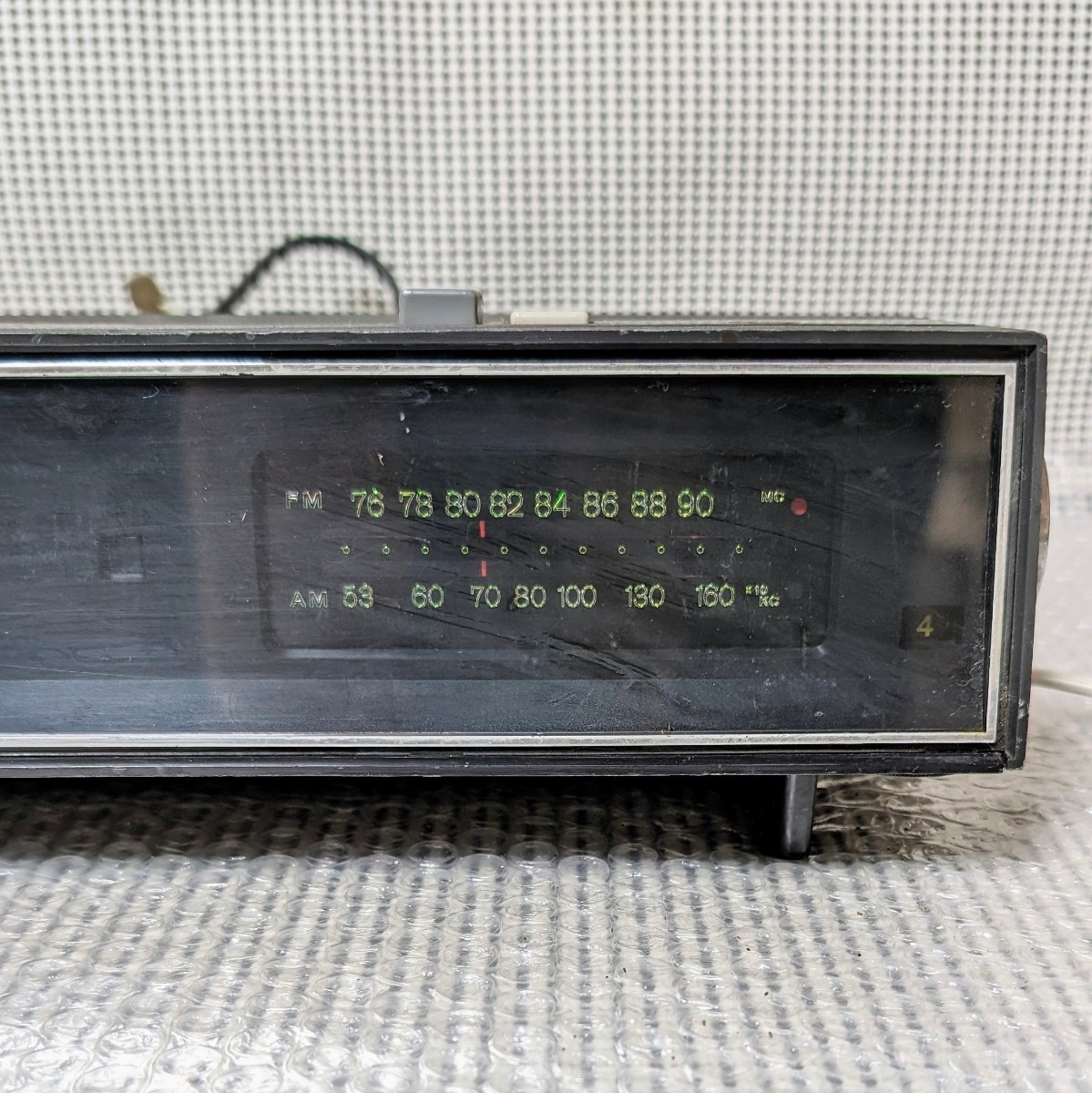 当時物　SONY　8FC-59　ソニー　デジタルクロック　パタパタ時計　ラジオ　通電確認済み　現状品_画像3