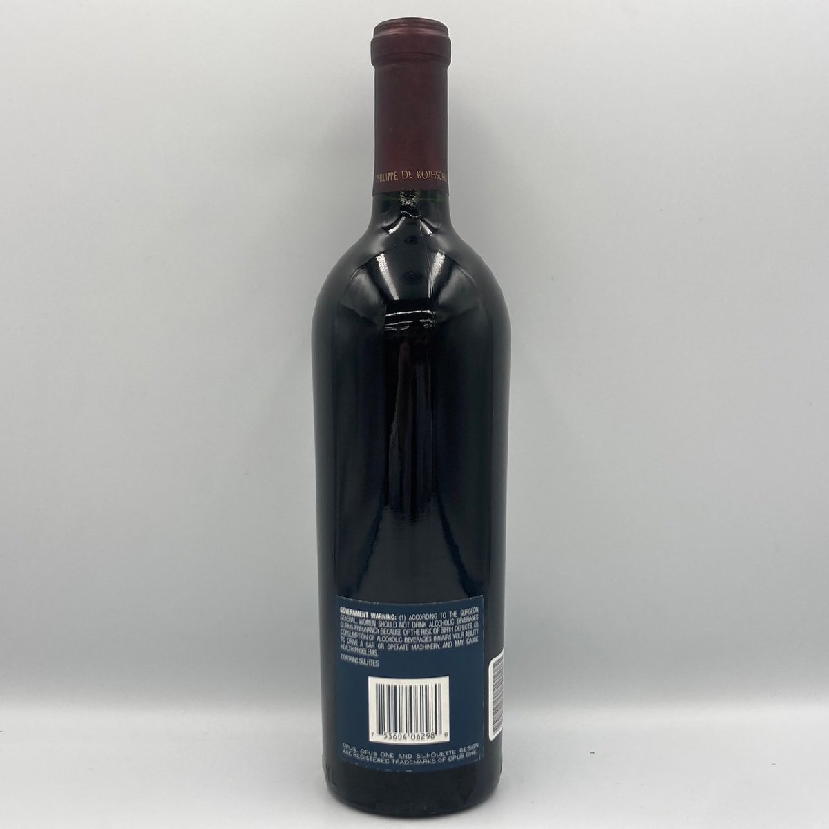 ST【同梱不可】Opus One オーパスワン 1998 750ml 14% 未開栓 古酒 Z35053_画像3