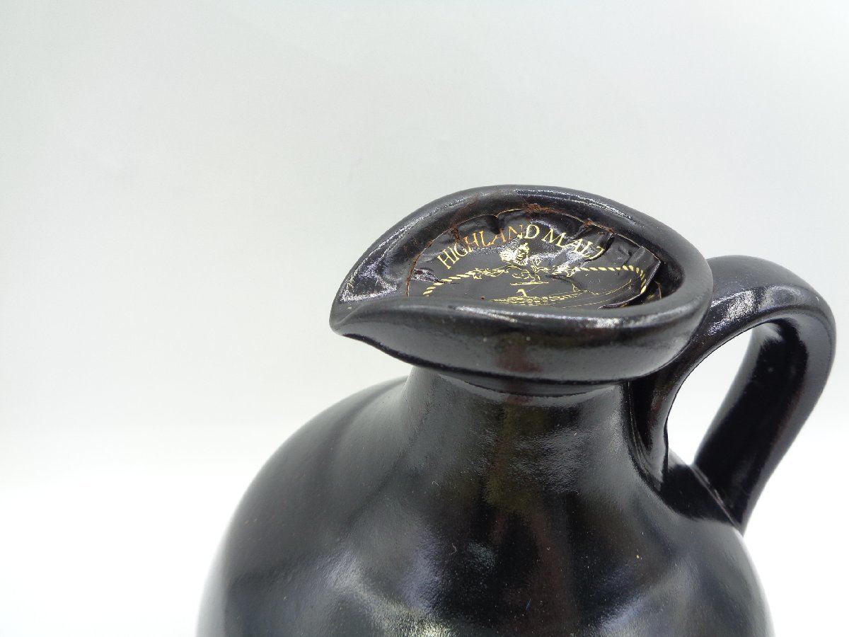 QE2 クイーンエリザベス 黒陶器ボトル シングル モルト スコッチ ウイスキー 箱入 未開封 古酒 750ml 43% X251411_画像7