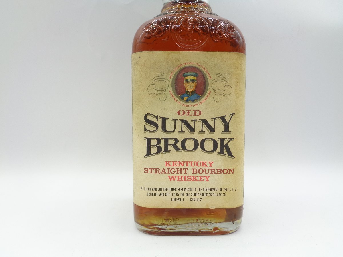 OLD SUNNY BROOK オールド サニー ブルック ケンタッキー ストレート バーボン ウイスキー 特級 未開封 古酒 760ml 43% X252863_画像5