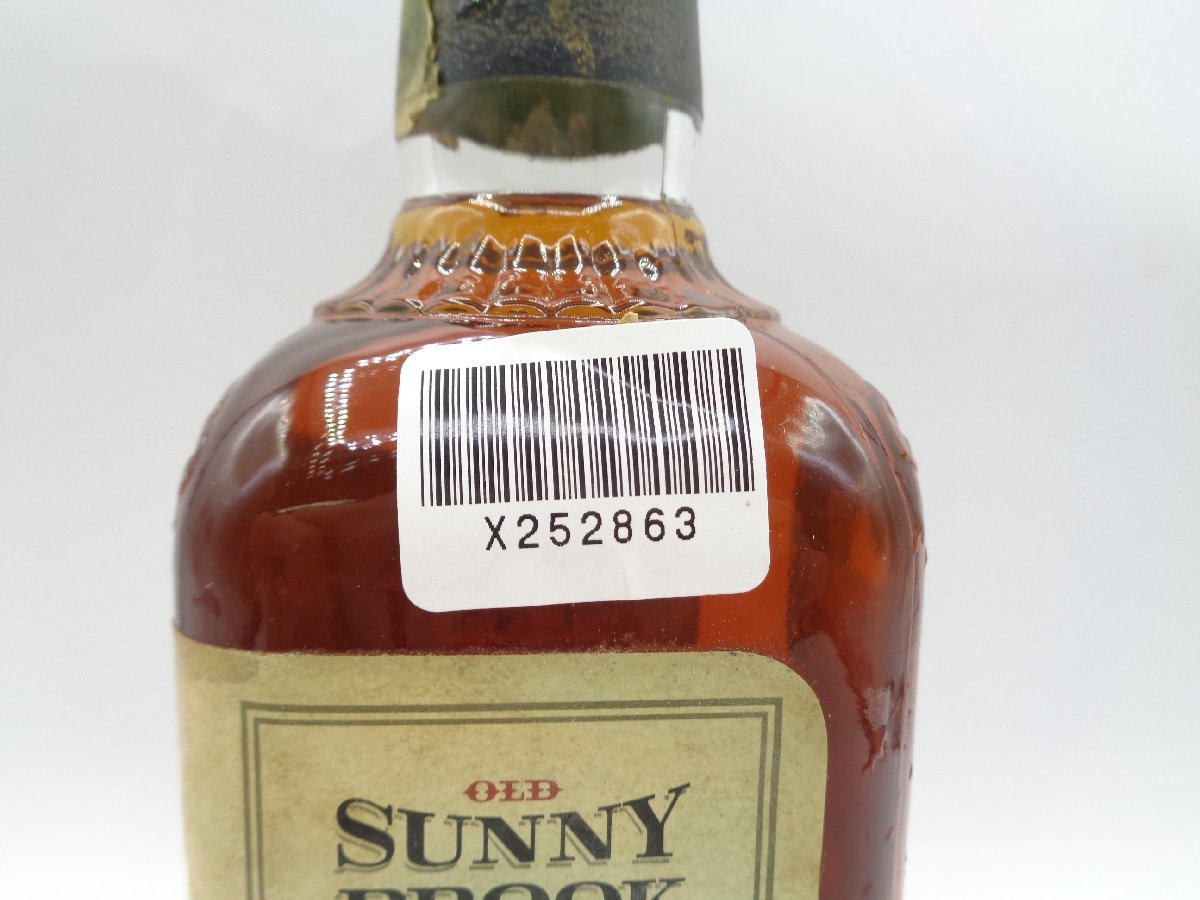 OLD SUNNY BROOK オールド サニー ブルック ケンタッキー ストレート バーボン ウイスキー 特級 未開封 古酒 760ml 43% X252863_画像8
