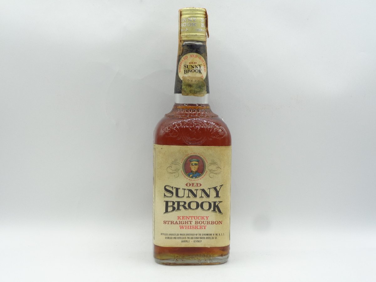 OLD SUNNY BROOK オールド サニー ブルック ケンタッキー ストレート バーボン ウイスキー 特級 未開封 古酒 760ml 43% X252863_画像1