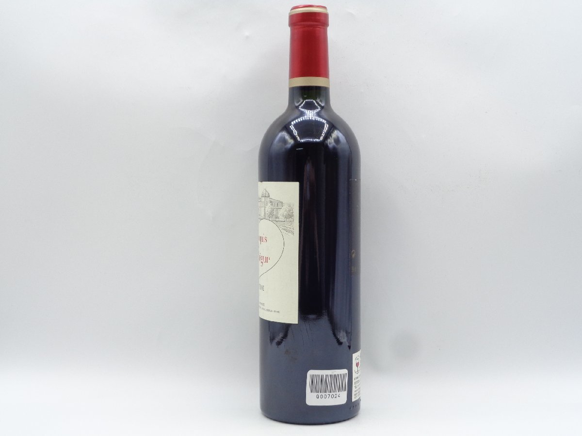 【1円】～ Le Marquis de Calon Segur 2013 ル マルキ ド カロン セギュール セカンド 赤ワイン 750ml 12.5% 未開封 古酒 Q7024_画像2
