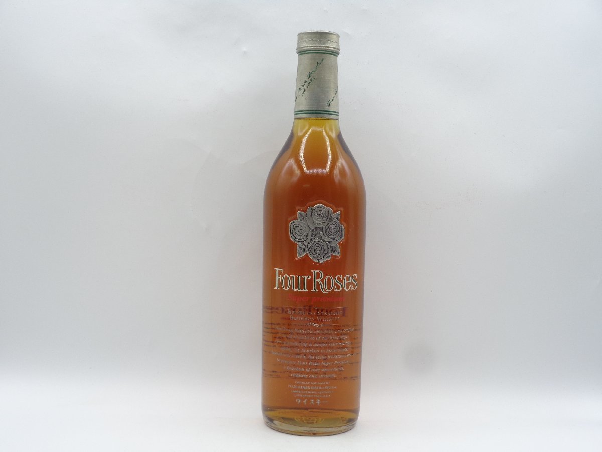 Four Roses SUPER PREMIUM フォア ローゼス スーパープレミアム バーボン ウイスキー 750ml 43% Q7111_画像1