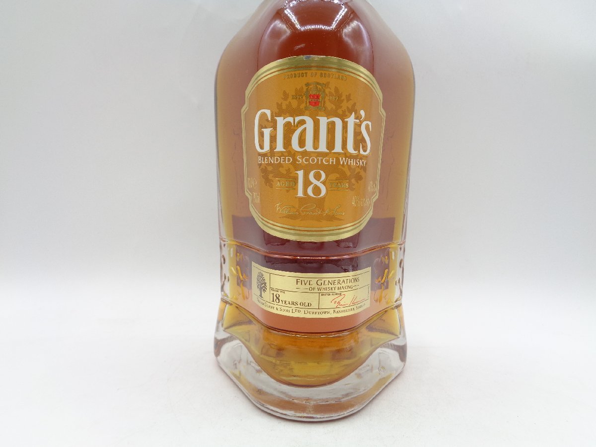 GRANT'S 18年 RICH & COMPLEX グランツ リッチ＆コンプレックス スコッチ ウイスキー 700ml 40％ 箱入 未開封 古酒 A6808_画像6