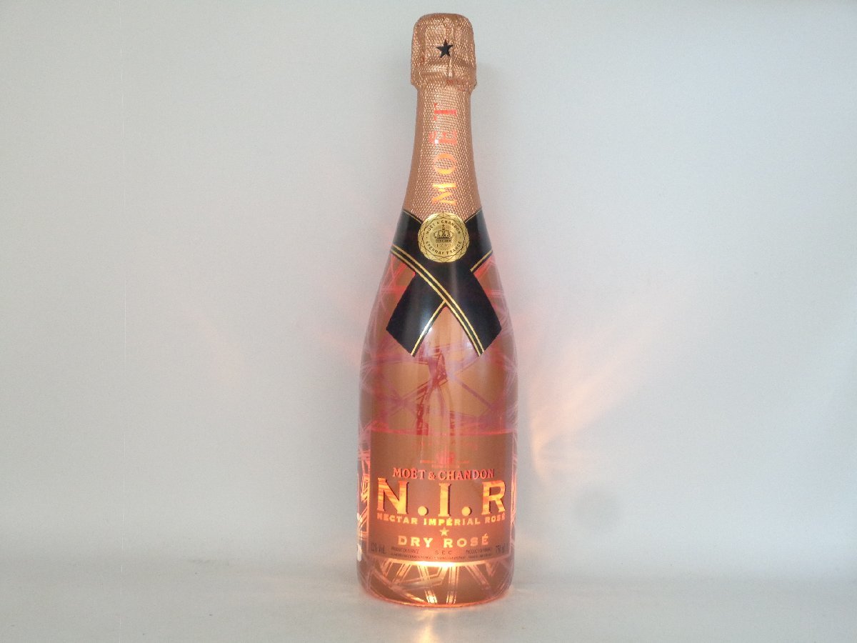 MOET & CHANDON N.I.R DRY ROSE SEC モエ エ シャンドン ネクター アンペリアル ドライ ロゼ セック シャンパン 未開封 古酒 750ml X133104_画像1