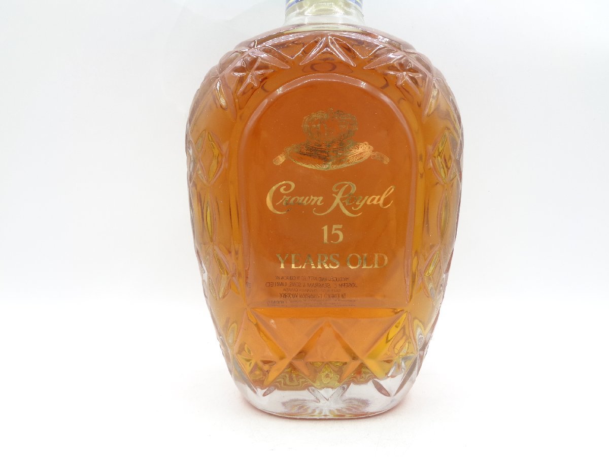 CROWN ROYAL 15年 クラウン ローヤル カナディアン ウイスキー 750ml 40% 箱入 古酒 未開栓 X257131_画像6