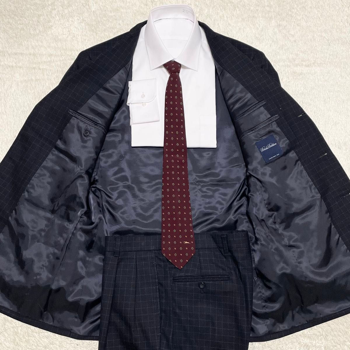 美品】ブルックスブラザーズ セットアップ スーツ ジャケット 美品】ブルックスブラザーズ セットアップ スーツ ジャケット