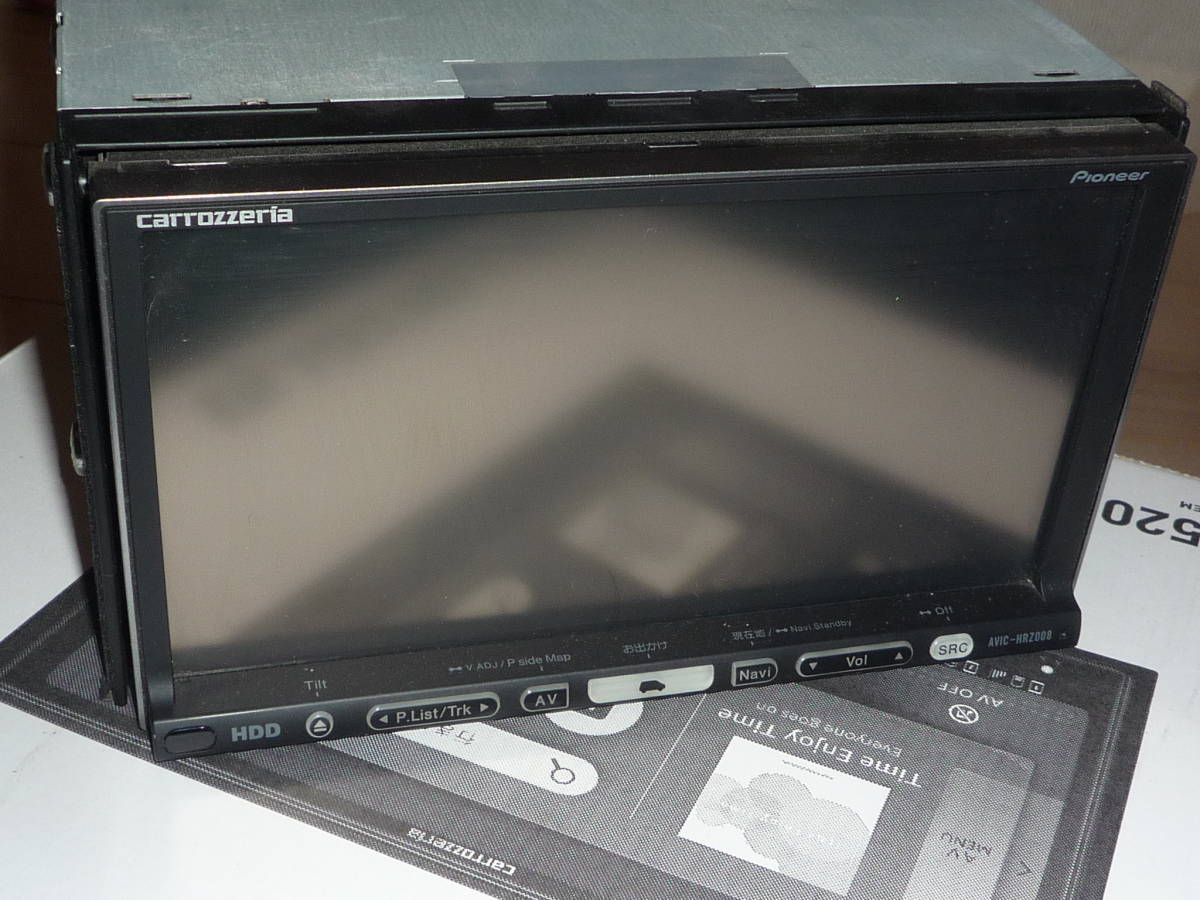 １円スタート 埼玉発 パイオニア カロッツェリア Carrozzeria Pioneer AVIC-HRZ008 HDDナビ CD DVD ワンセグ MSV簡易動作確認済 中古現状品_画像6