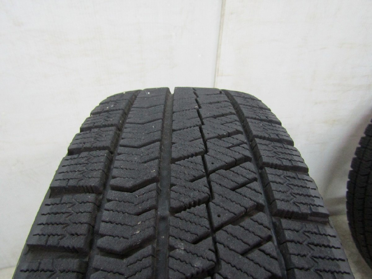 スタッドレス ウェッズ VELVA KEVIN 15インチｘ5.5J ET:+42 PCD:100 4H ブリヂストン ブリザックVRX2 175/65R15 22年製 アクア ヴィッツの画像8