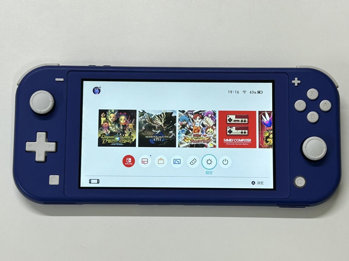 送料無料】任天堂スイッチライト ブルーNintendo Switch Lite 中古本体