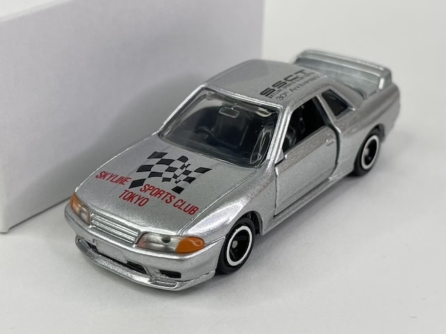 トミカ 20-6-未 日産 スカイライン GT-R R32 M.S/チェッカー柄 屋根「S.S.C.T. 30th ANNVERSARY」黒色タンポ SSCT特注_画像5